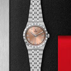 TUDOR Royal with 38mm Steel Case and Salmon Dial