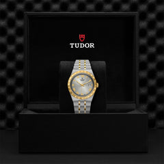 TUDOR Royal with 38mm Steel Case and Yellow Gold Bezel