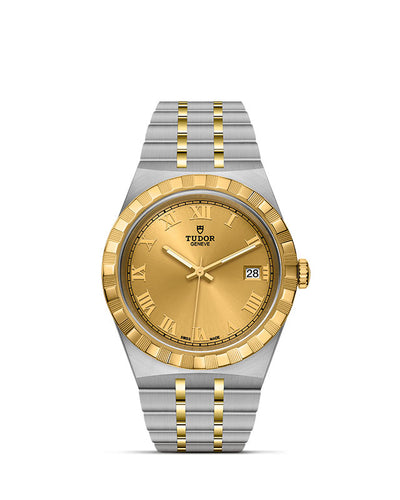 TUDOR Royal with 38mm Steel Case and Yellow Gold Bezel - Tudor product