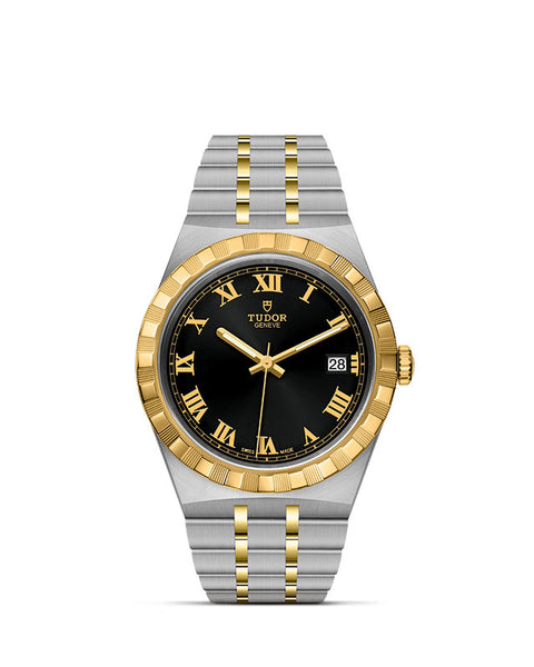 TUDOR Royal with 38mm Steel Case and Yellow Gold Bezel