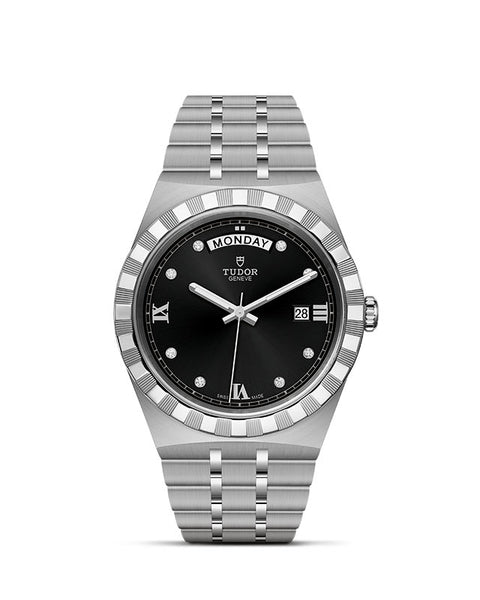 TUDOR Royal with 41mm Steel Case and Diamond-set Dial