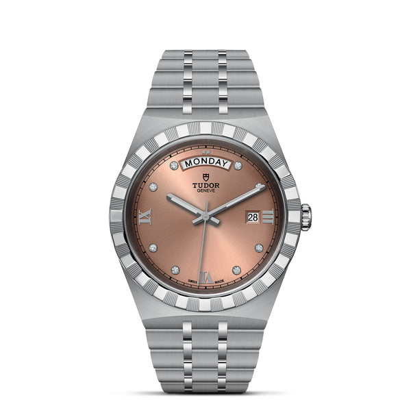 TUDOR Royal with 41mm Steel Case and Diamond-set Dial