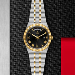 TUDOR Royal with 41mm Steel Case and Yellow Gold Bezel
