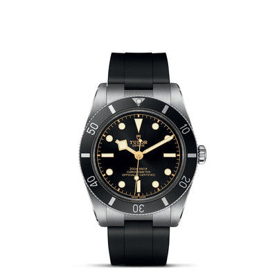 TUDOR Black Bay 54 with 37mm Steel Case and Black Rubber Strap - Tudor product