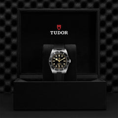 TUDOR Black Bay 54 with 37mm Steel Case and Black Rubber Strap