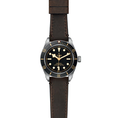 TUDOR Black Bay 58 with 39mm Steel Case and Brown Leather Strap