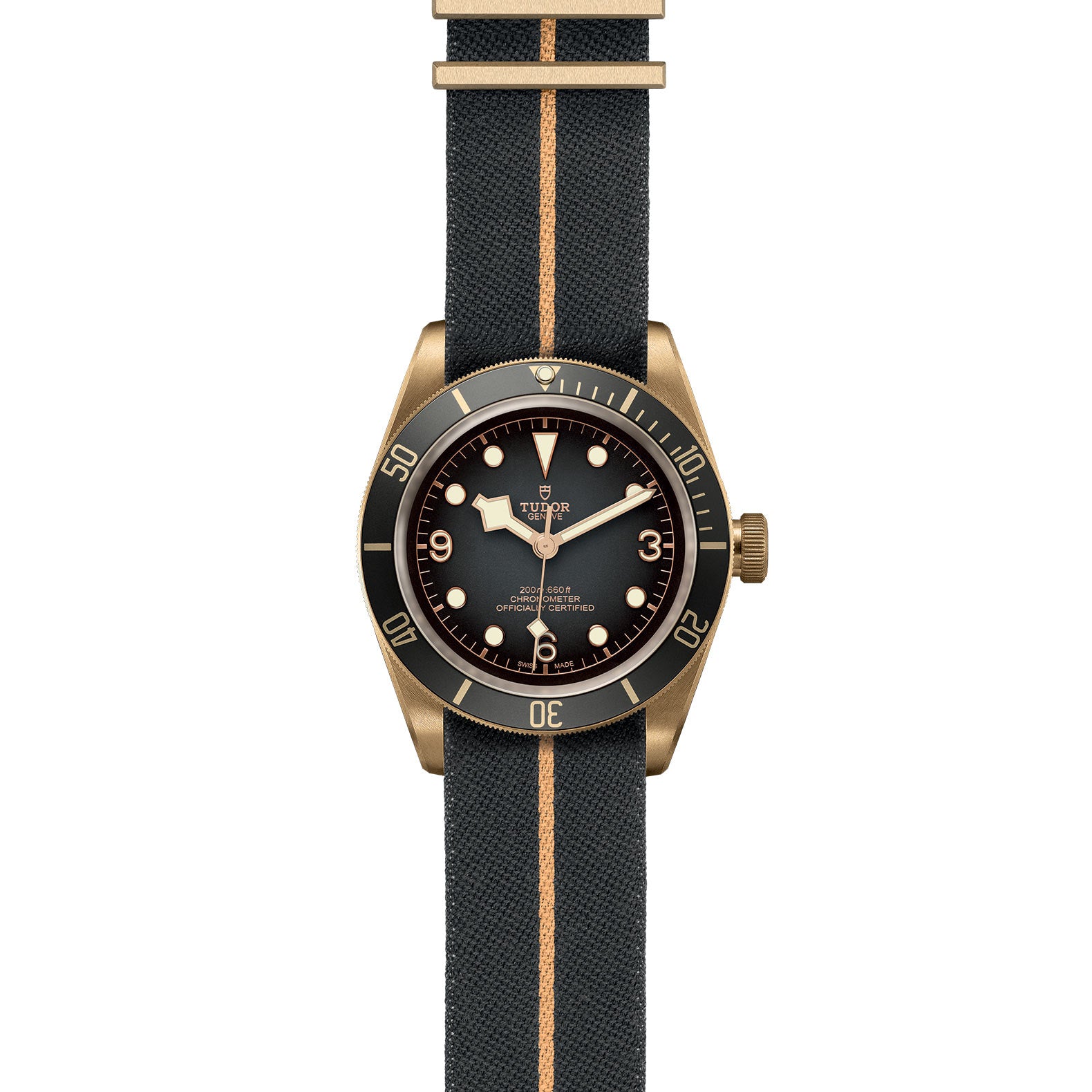 TUDOR Black Bay Bronze with 43mm Bronze Case and Fabric Strap