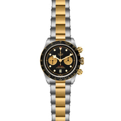 TUDOR Black Bay Chrono S&G with 41mm Steel Case and Steel And Yellow Gold Bracelet