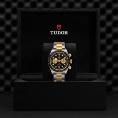 TUDOR Black Bay Chrono S&G with 41mm Steel Case and Steel And Yellow Gold Bracelet