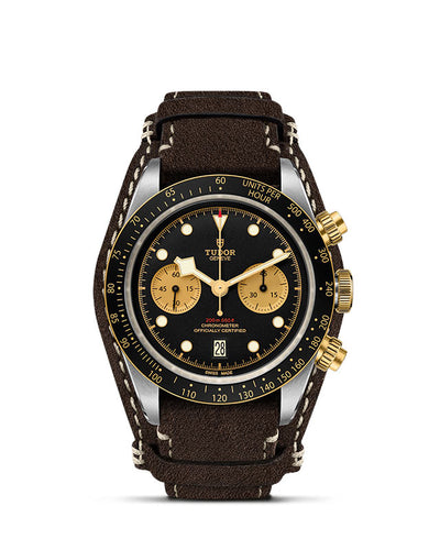 TUDOR Black Bay Chrono S&G with 41mm Steel Case and Brown Leather Strap - Tudor product