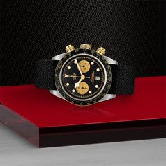 TUDOR Black Bay Chrono S&G with 41mm Steel Case and Black Fabric Strap
