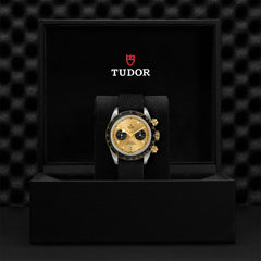 TUDOR Black Bay Chrono S&G with 41mm Steel Case and Black Fabric Strap