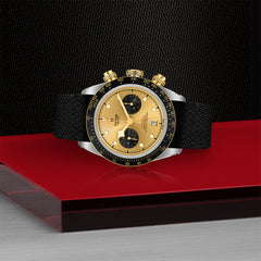 TUDOR Black Bay Chrono S&G with 41mm Steel Case and Black Fabric Strap