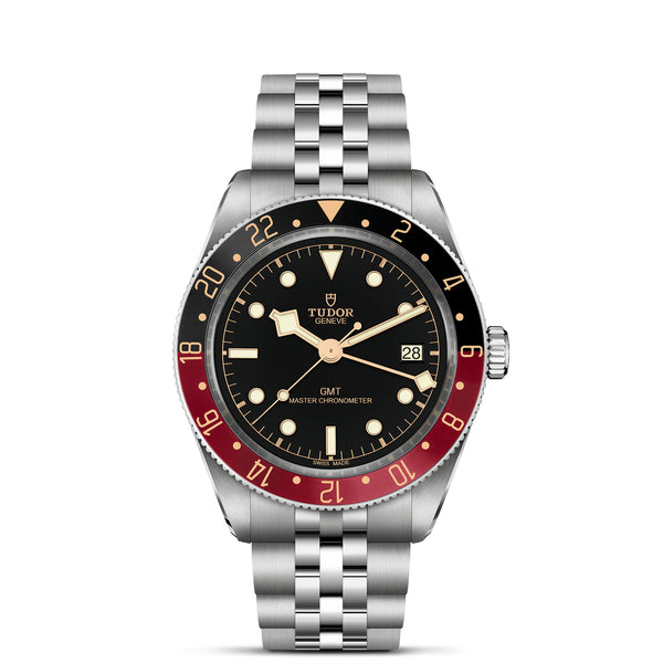 TUDOR Black Bay 58 GMT Black and Burgundy Bezel with Five Link Bracelet