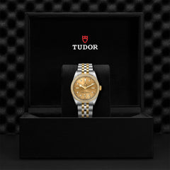 TUDOR Black Bay 36 S&G with 36mm Steel Case and Steel And Yellow Gold Bracelet