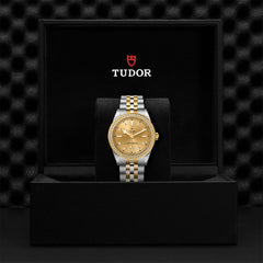 TUDOR Black Bay 39 S&G with 39mm Steel Case and Steel And Yellow Gold Bracelet