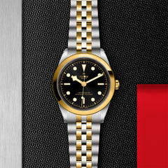 TUDOR Black Bay 41 S&G with 41mm Steel Case and Steel And Yellow Gold Bracelet