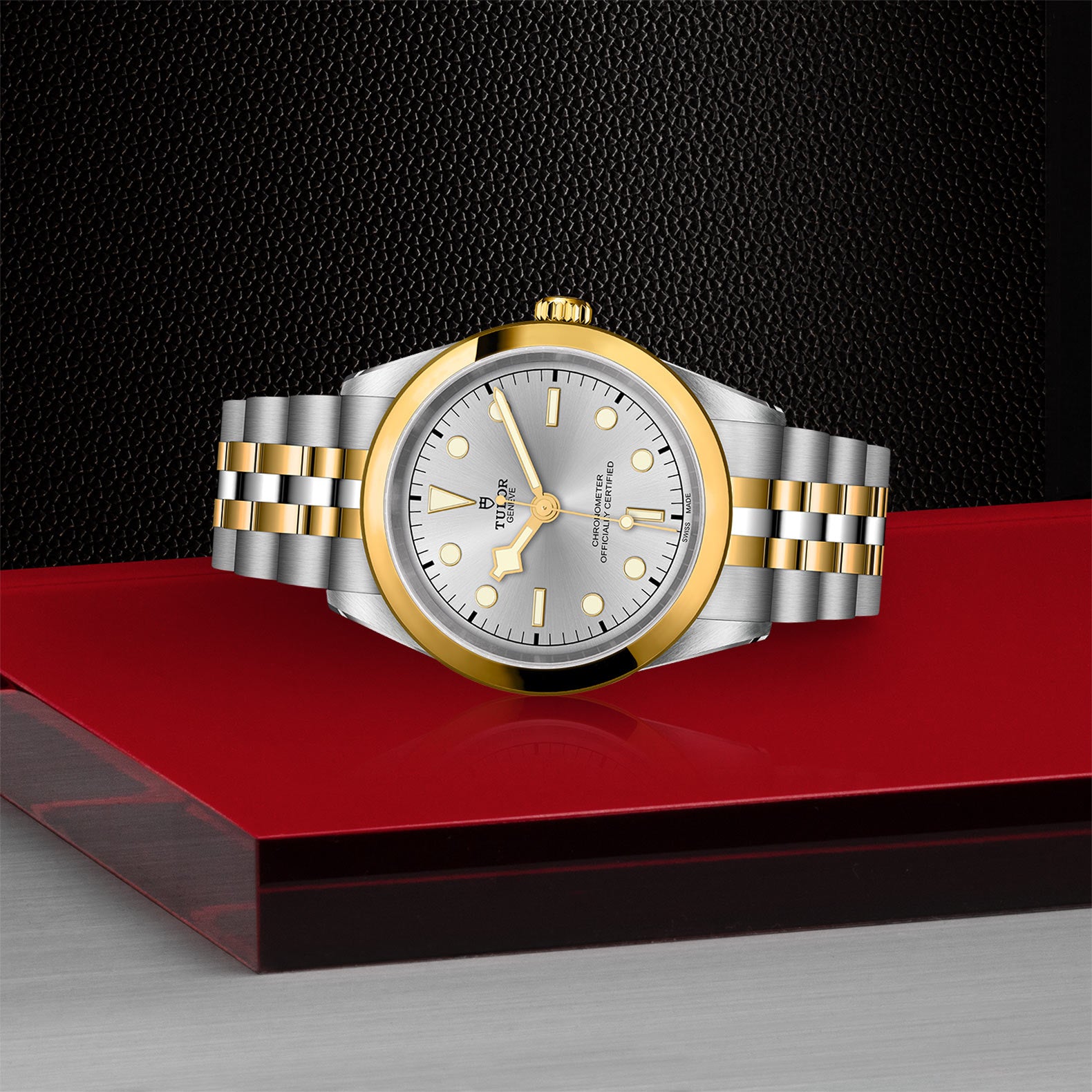 TUDOR Black Bay 41 S&G with 41mm Steel Case and Steel And Yellow Gold Bracelet