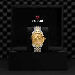 TUDOR Black Bay 41 S&G with 41mm Steel Case and Steel And Yellow Gold Bracelet