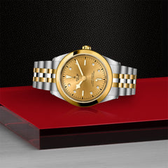 TUDOR Black Bay 41 S&G with 41mm Steel Case and Steel And Yellow Gold Bracelet