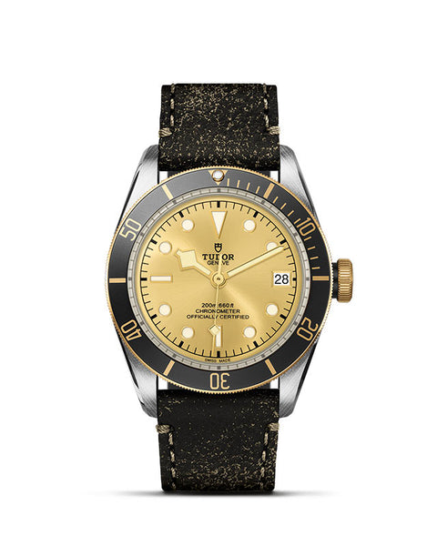 TUDOR Black Bay S&G with 41mm Steel Case and Aged Leather Strap