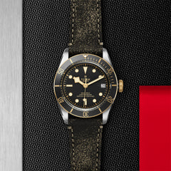TUDOR Black Bay S&G with 41mm Steel Case and Aged Leather Strap