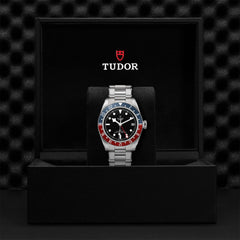 TUDOR Black Bay GMT with 41mm Steel Case and Steel Bracelet
