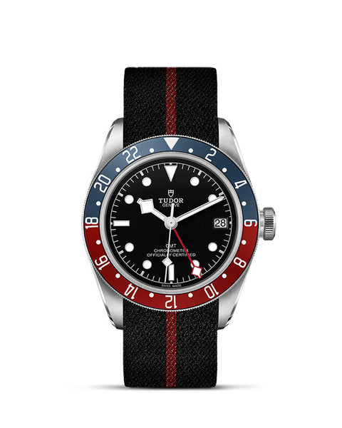 TUDOR Black Bay GMT with 41mm Steel Case and Fabric Strap