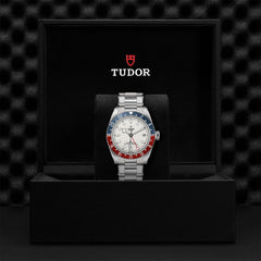 TUDOR Black Bay GMT with 41mm Steel Case and Steel Bracelet
