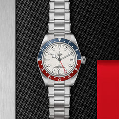 TUDOR Black Bay GMT with 41mm Steel Case and Steel Bracelet