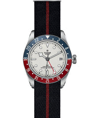 TUDOR Black Bay GMT with 41mm Steel Case and Fabric Strap