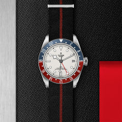 TUDOR Black Bay GMT with 41mm Steel Case and Fabric Strap