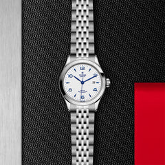 TUDOR 1926 with 28mm Steel Case and Opaline And Blue Dial