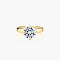 A. Jaffe Modern Quilted Round Engagement Ring