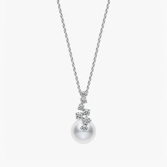 Mikimoto Akoya Pearl and Diamond Pendant