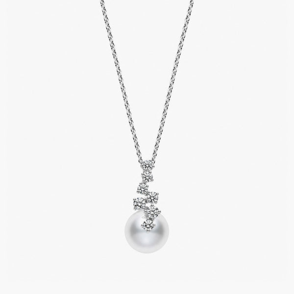 Mikimoto Akoya Pearl and Diamond Pendant
