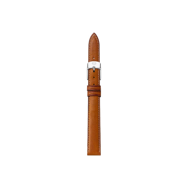 Michele 12mm Saddle Calfskin Watch Strap