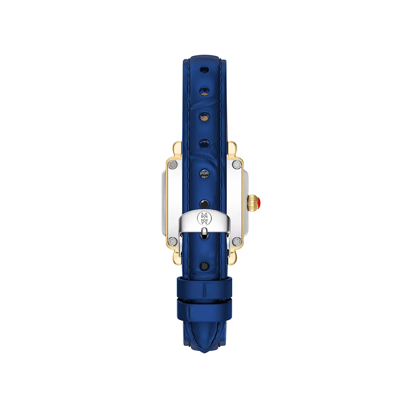 Michele Deco Madison Mini Navy Mother-of-Pearl Watch