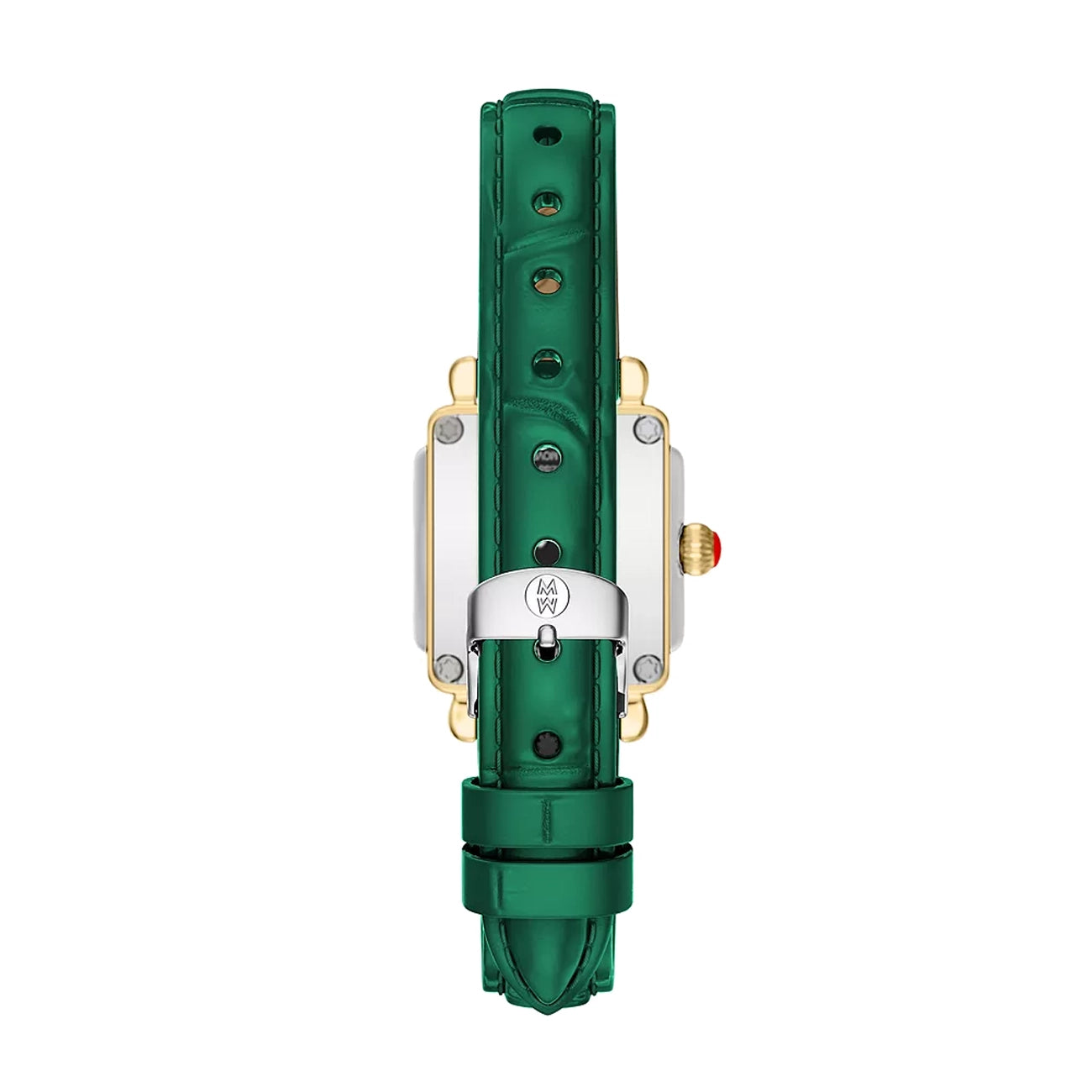 Michele Deco Madison Mini Lush Green Mother-of-Pearl Watch