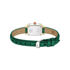 Michele Deco Madison Mini Lush Green Mother-of-Pearl Watch