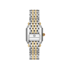 Michele Deco Madison Mid Diamond Two-Tone Chocolate Watch