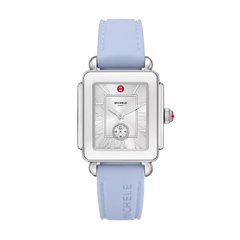 Michele Deco Sport Mid on Pastel Silicone Strap