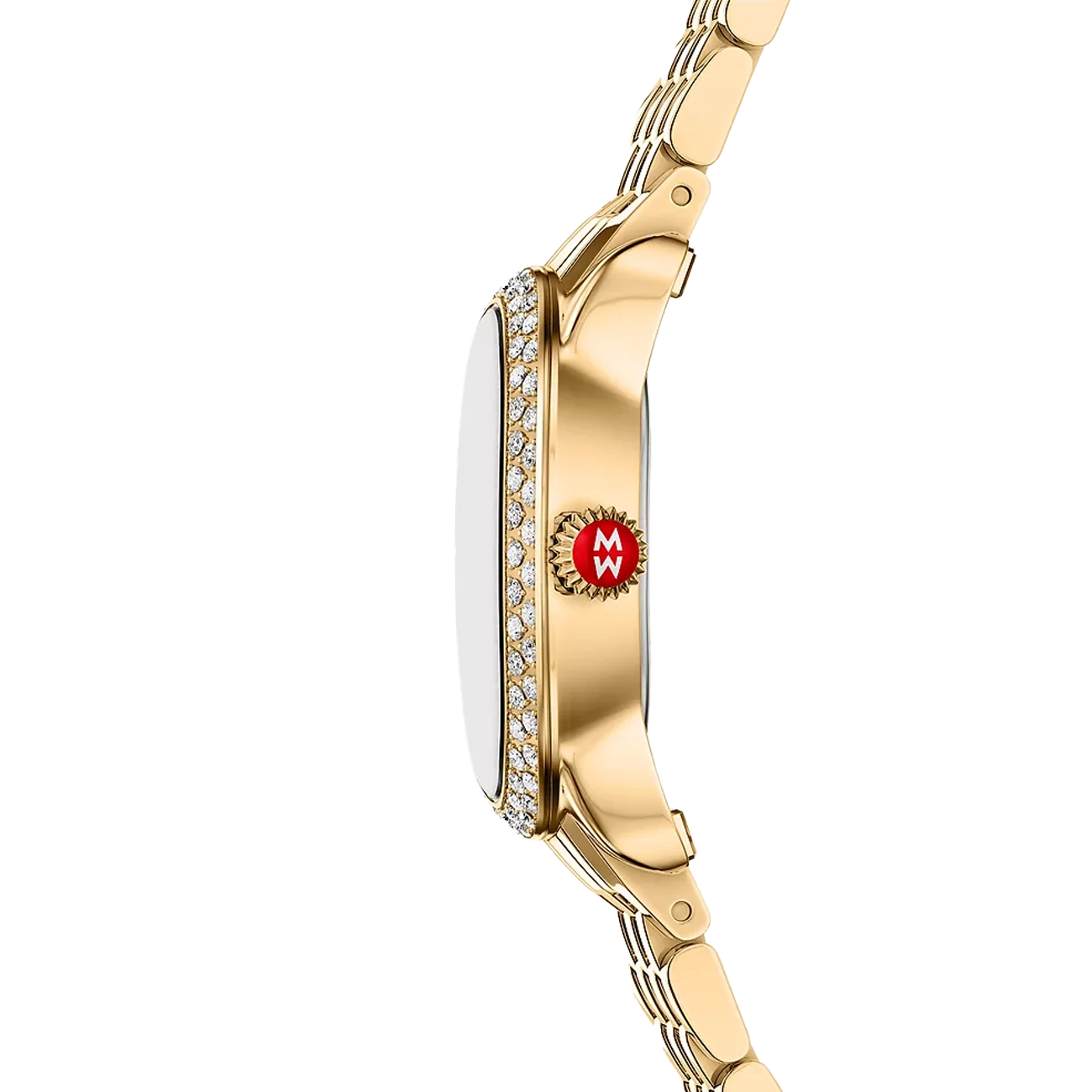 Michele Serein Mid Oval Petite Pavé Watch