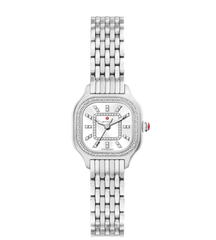 Michele Meggie Mini Diamond Stainless Steel Watch