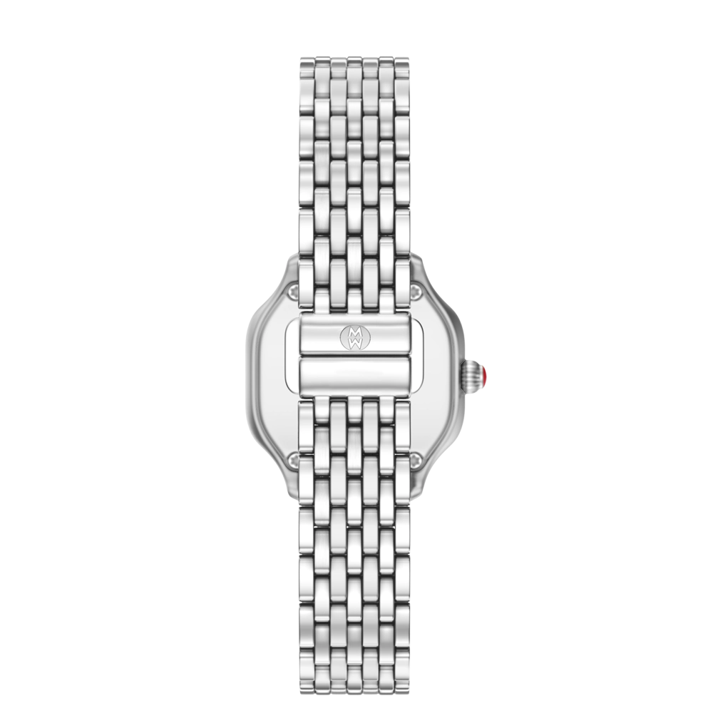 Michele Meggie Mini Diamond Stainless Steel Watch