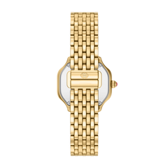 Michele Meggie Mini Diamond 18K Gold-Plated Watch