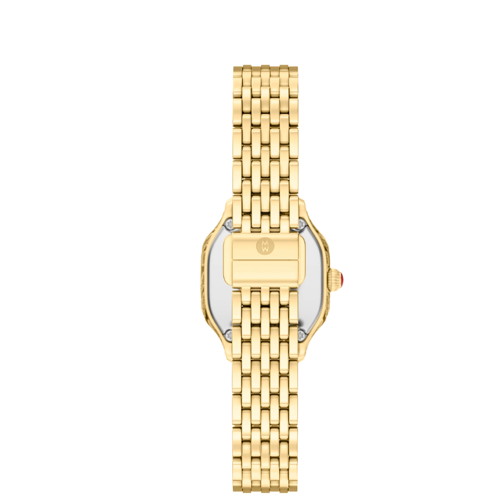 Michele Meggie Mini Diamond Gold Zebra Watch