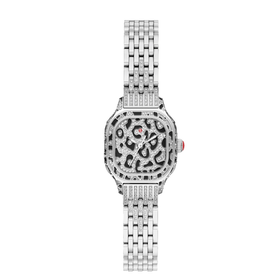 Michele Meggie Mini Diamond Leopard Print Watch - Michele product