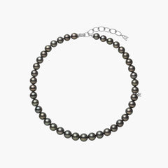 Mikimoto Adjustable Length Black South Sea Pearl Necklace