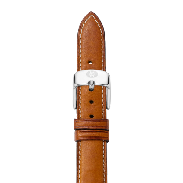 Michele 14mm Saddle Calfskin Watch Strap